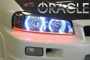 Nissan Skyline Headlight Halo Kit - ORACLE Lighting - Blue - `98-`01
